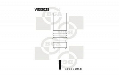 BGA v033028 -  Впускной клапан