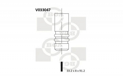 BGA v033047 -  Выпускной клапан