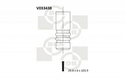 BGA v033438 -  Выпускной клапан