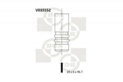 BGA v035552 -  Выпускной клапан