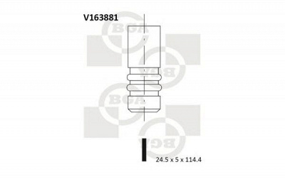 BGA v163881 -  Выпускной клапан