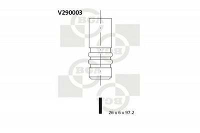 BGA v290003 -  Выпускной клапан
