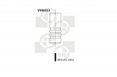 BGA v990323 -  Впускной клапан
