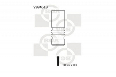 BGA v994518 -  Выпускной клапан