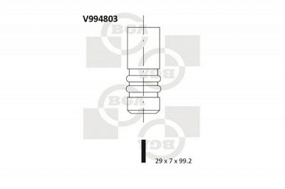 BGA v994803 -  Выпускной клапан
