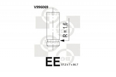 BGA v996069 -  Впускной клапан