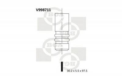BGA v998711 -  Выпускной клапан