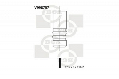 BGA v998757 -  Выпускной клапан
