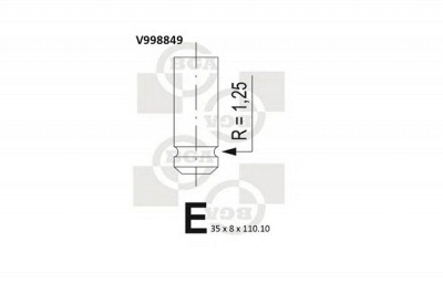 BGA v998849 -  Впускной клапан