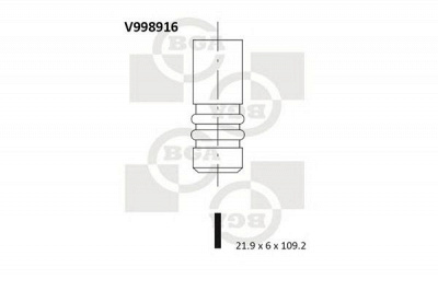BGA v998916 -  Впускной клапан