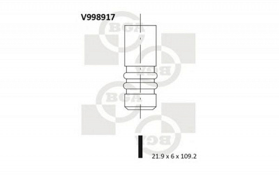 BGA v998917 -  Выпускной клапан