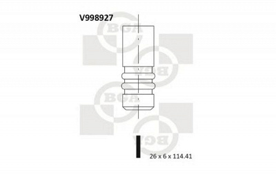 BGA v998927 -  Выпускной клапан