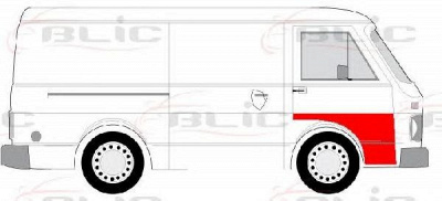 BLIC 6015009560122p -  Дверь, кузов