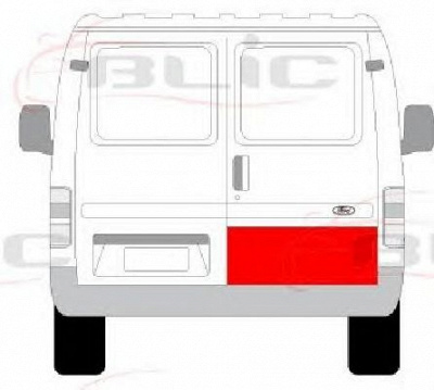 BLIC 6016002515152p -  Задняя дверь