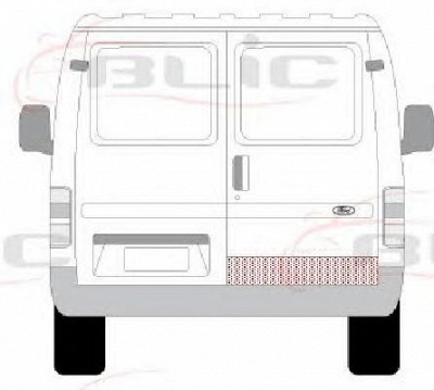 BLIC 6016002515172p -  Задняя дверь