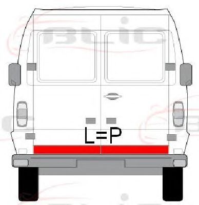 BLIC 6016003545157p -  Задняя дверь