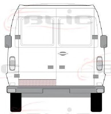 BLIC 6016003545171p -  Задняя дверь