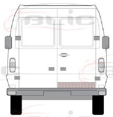 BLIC 6016003545172p -  Задняя дверь