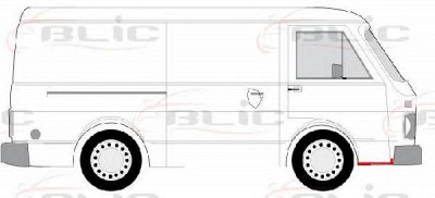 BLIC 6508059560242p -  Накладка порога
