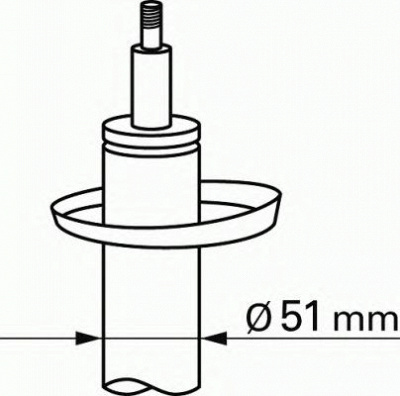 BOGE 32u08a -  Стойка амортизационная газовая