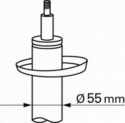 BOGE 36h64a -  Стойка амортизационная газовая