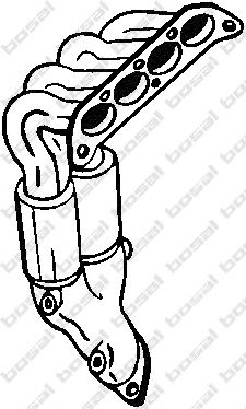 BOSAL 090429 -  Катализатор