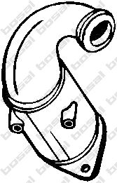 BOSAL 090498 -  Катализатор