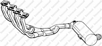 BOSAL 098487 - Катализатор