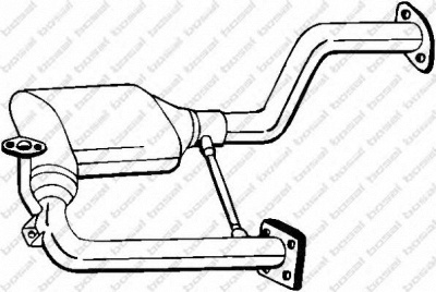 BOSAL 098489 - Катализатор