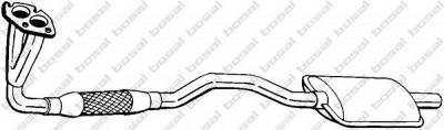 BOSAL 099281 -  Катализатор