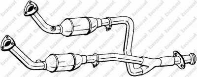 BOSAL 099300 -  Катализатор