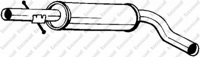 BOSAL 105109 -  Средний глушитель выхлопных газов