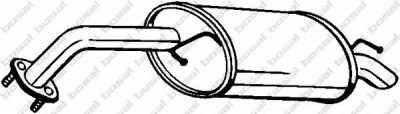 BOSAL 128013 -  Глушитель выхлопных газов конечный