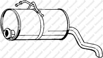 BOSAL 135001 -  Глушитель выхлопных газов конечный