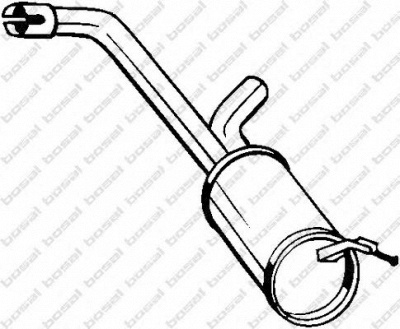 BOSAL 135095 -  Глушитель выхлопных газов конечный