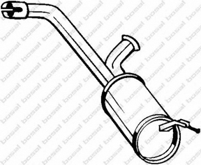 BOSAL 135099 -  Глушитель выхлопных газов конечный