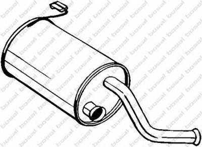 BOSAL 135597 -  Глушитель выхлопных газов конечный