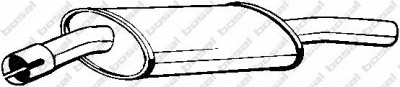 BOSAL 135677 -  Средний глушитель выхлопных газов