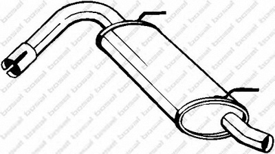 BOSAL 148135 - Глушитель выхлопных газов конечный