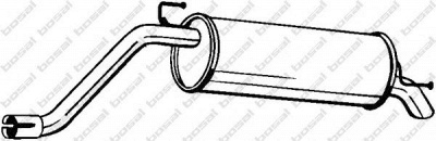 BOSAL 148165 - Глушитель выхлопных газов конечный