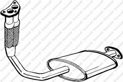 BOSAL 154019 -  Предглушитель выхлопных газов