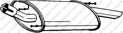 BOSAL 154153 - Глушитель выхлопных газов конечный