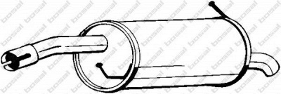 BOSAL 154159 -  Глушитель выхлопных газов конечный