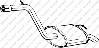 BOSAL 154185 - Глушитель выхлопных газов конечный