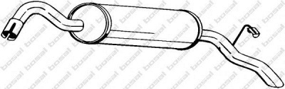 BOSAL 154217 - Глушитель выхлопных газов конечный