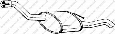BOSAL 154333 -  Глушитель выхлопных газов конечный