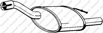BOSAL 154371 - Глушитель выхлопных газов конечный