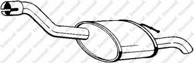 BOSAL 154375 - Глушитель выхлопных газов конечный