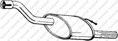 BOSAL 154379 - Глушитель выхлопных газов конечный