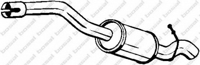 BOSAL 154419 - Глушитель выхлопных газов конечный